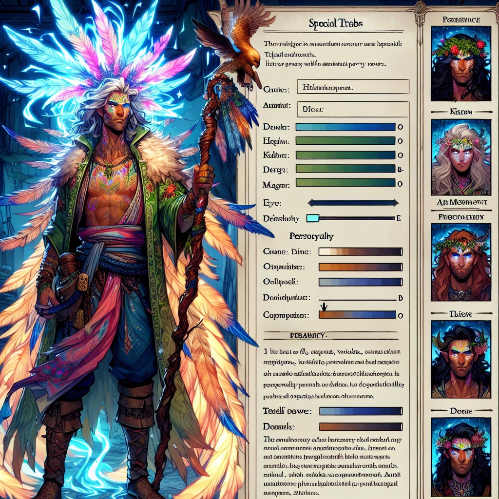 Fantasy Game Character Generator